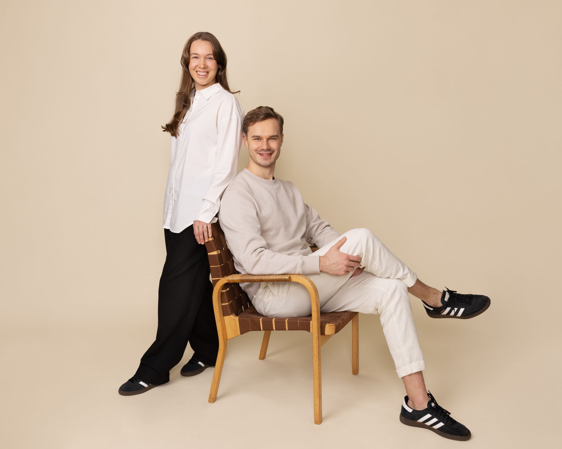 Yrittäjät Samu ja Karoliina Sippola