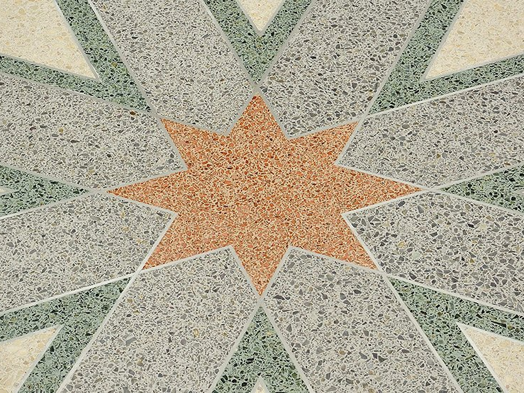 Terrazzo-Style Concrete Terrazzo-Style Concrete