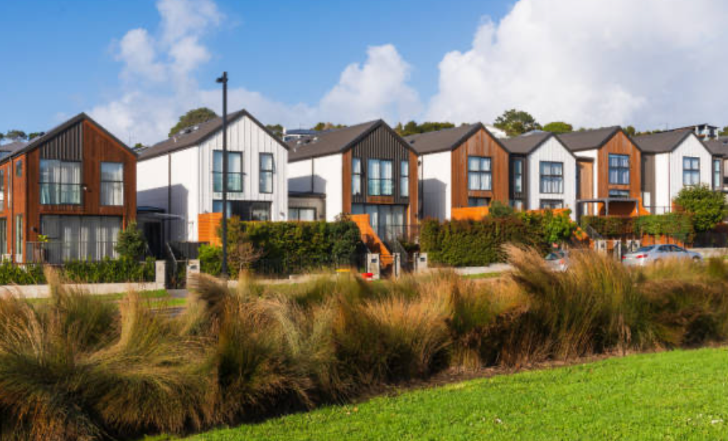 a photo of houses