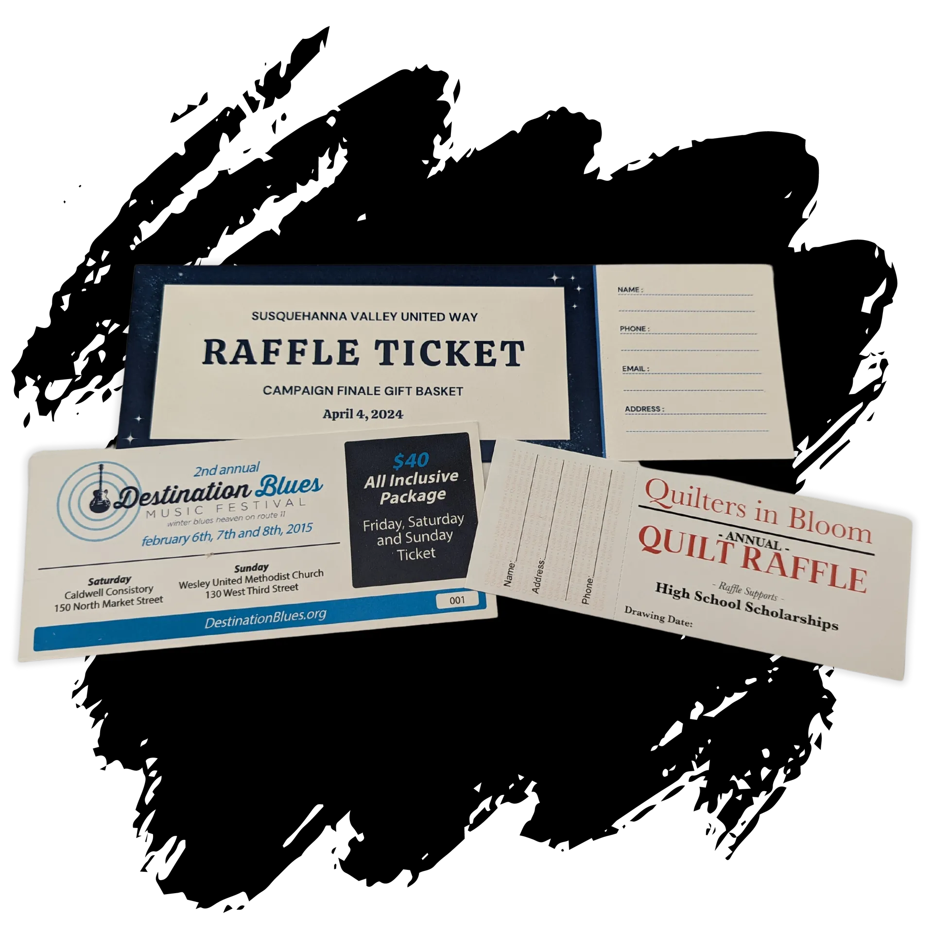 Quirky Raffles Invitations & Event Materials