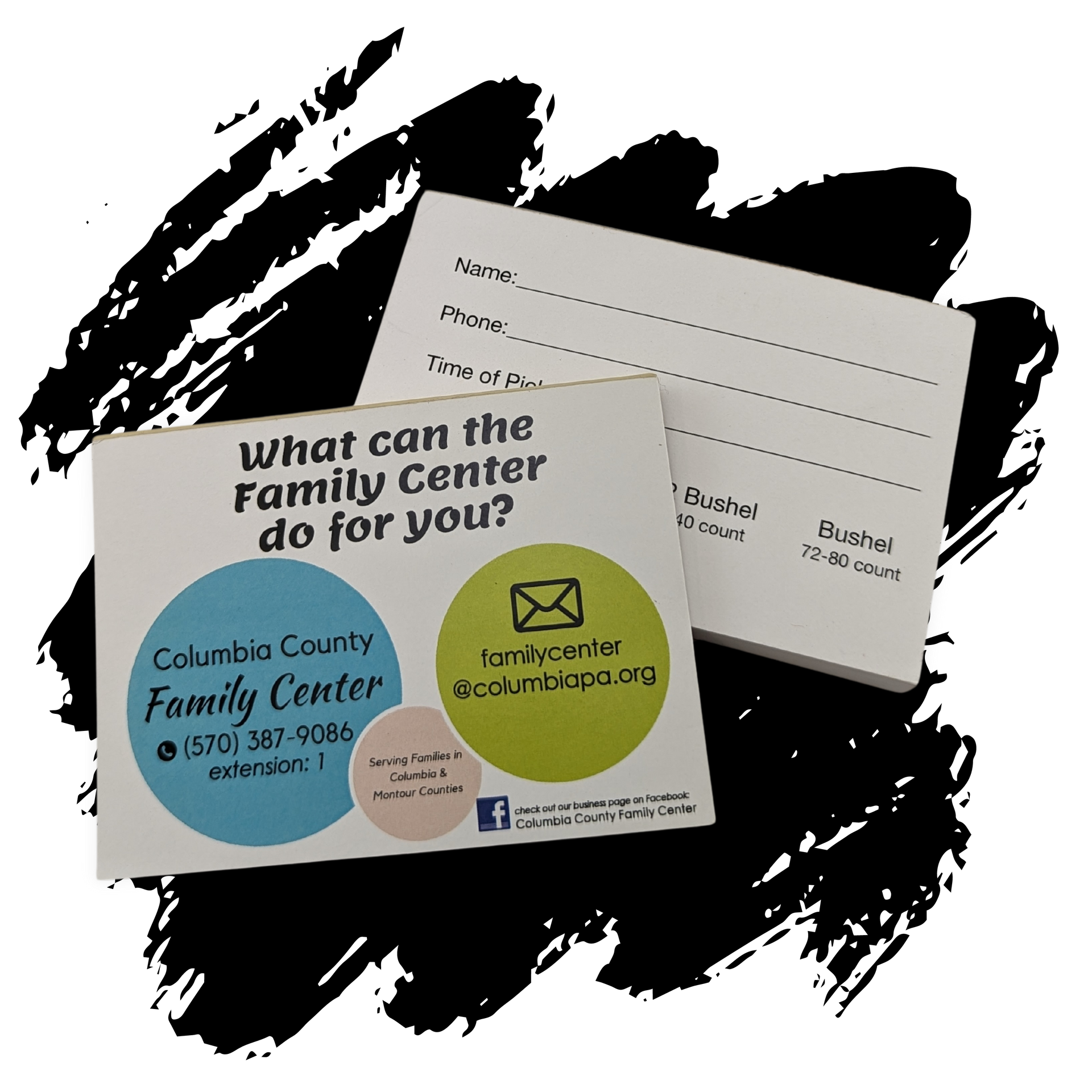 Tear Away Note Pads Examples