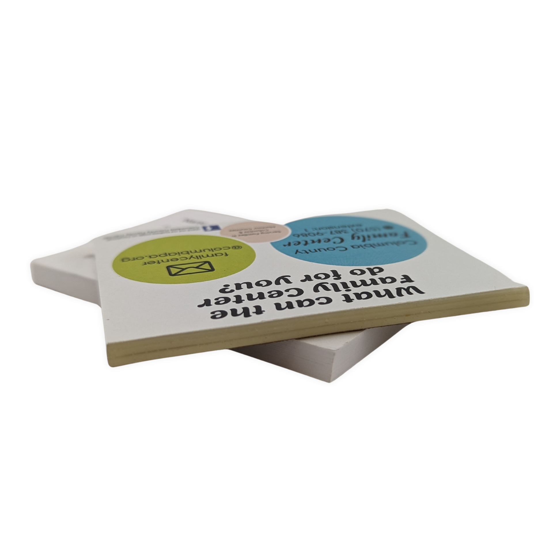 A book titled what can the family center do for you by Press Enterprise Commercial Printing