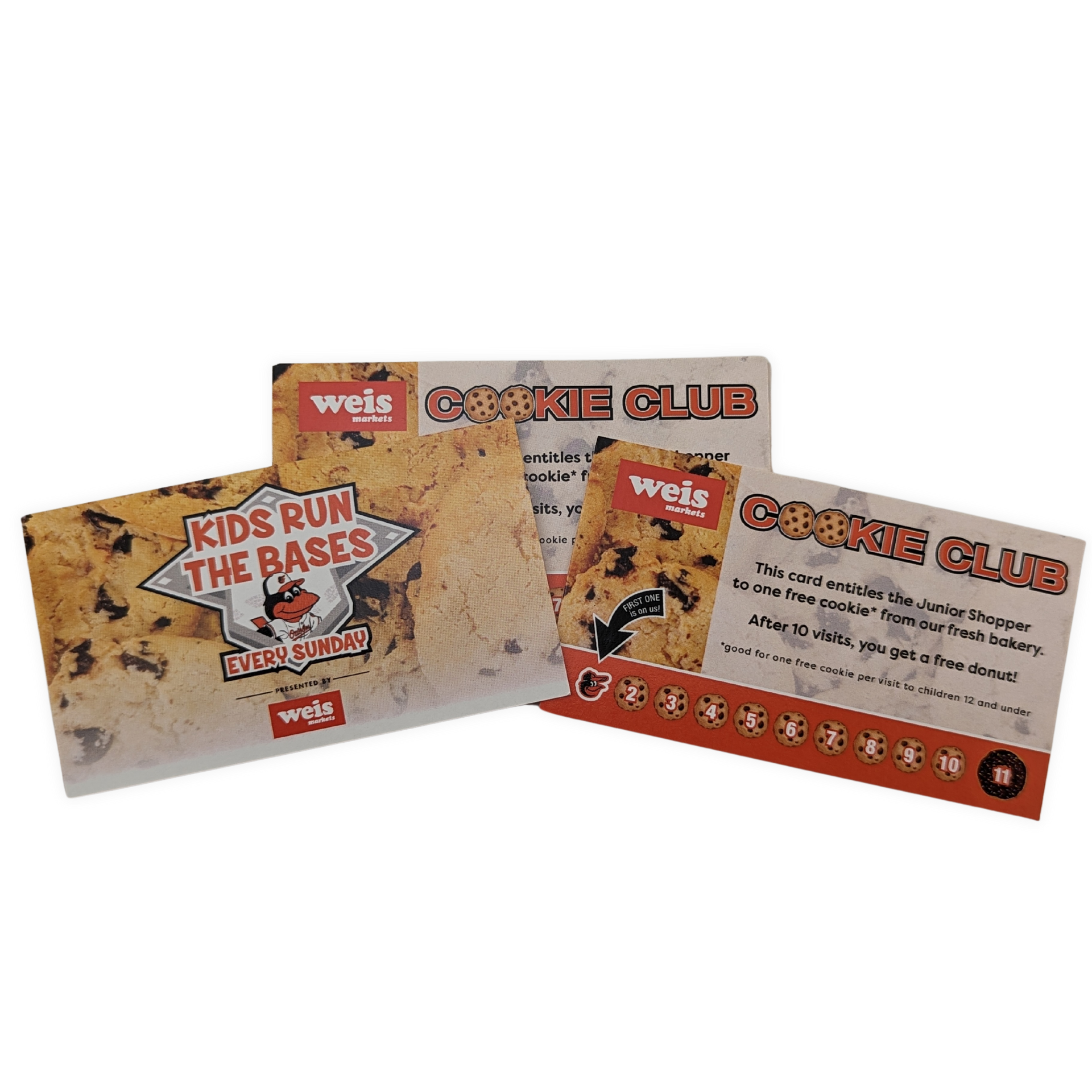A card that says kids run the bases on it by Press Enterprise Commercial Printing