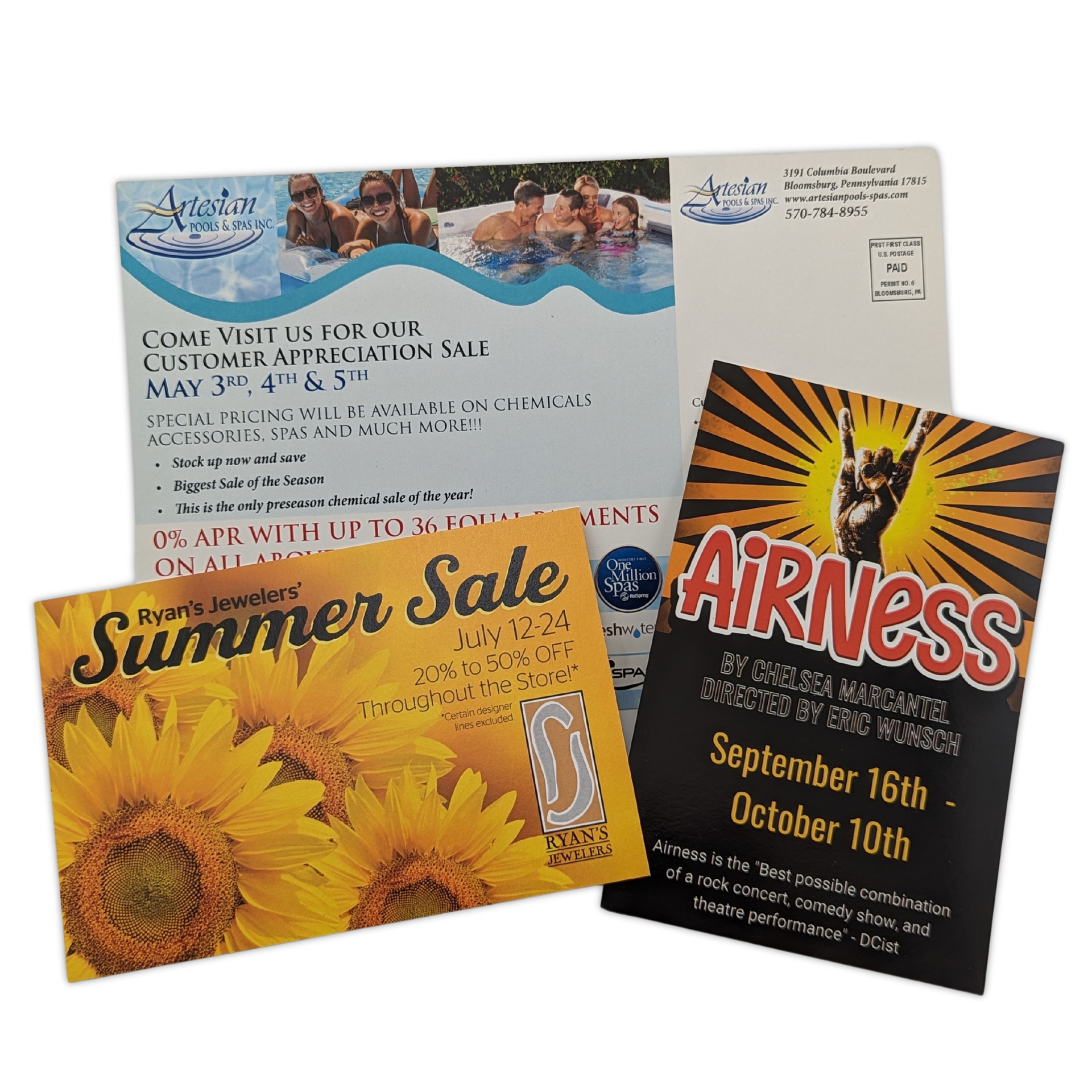 Post Card Mailers Example