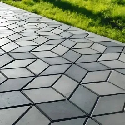 An attractive stamped concrete driveway was installed for a client in Waterloo, Lower Hutt.