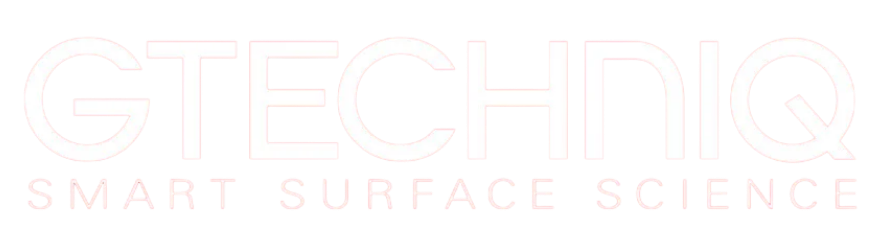 GTECHNIC logo in red with gray tagline “SMART SURFACE SCIENCE”