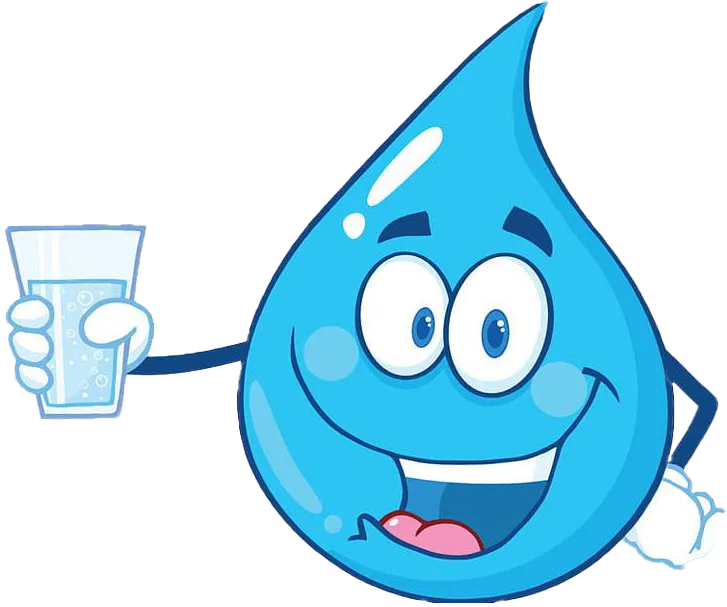 A Water Drop Is Holding a Glass of Water — Chesterfield, MO — Our Free Water Store A Water Drop Is Holding a Glass of Water — Chesterfield, MO — Our Free Water Store