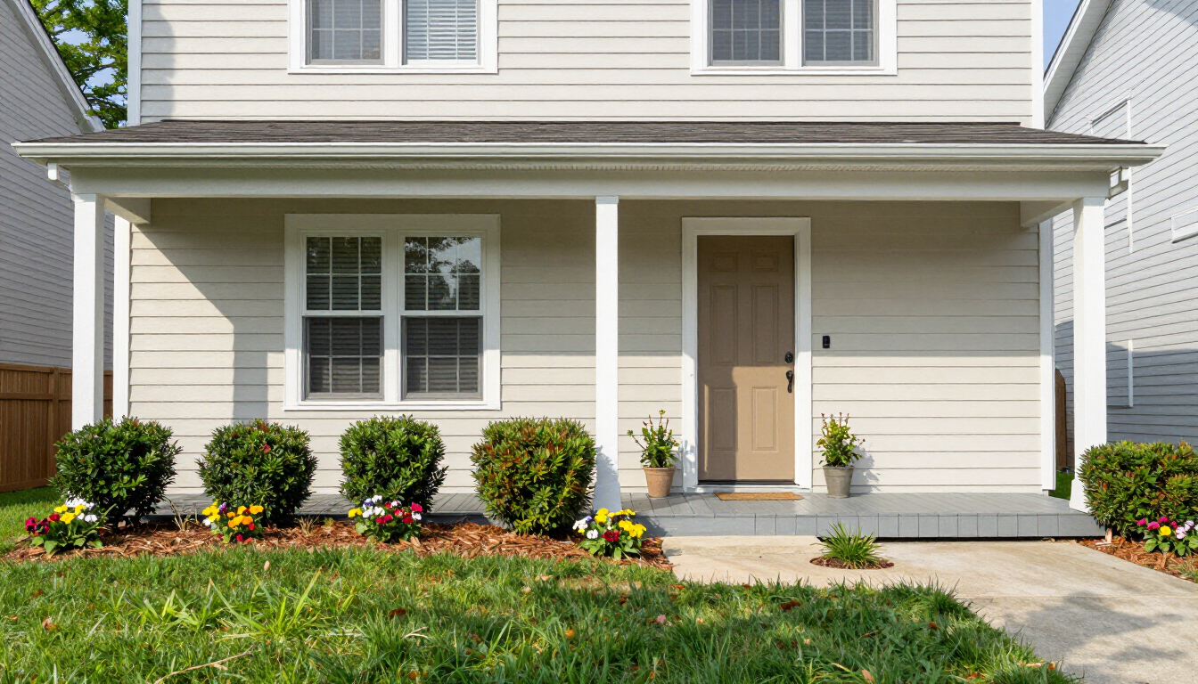 Freshly prepared Kansas City rental exterior