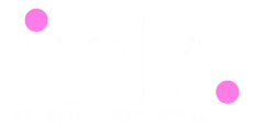 Two pink circles are floating in the air on a white background.