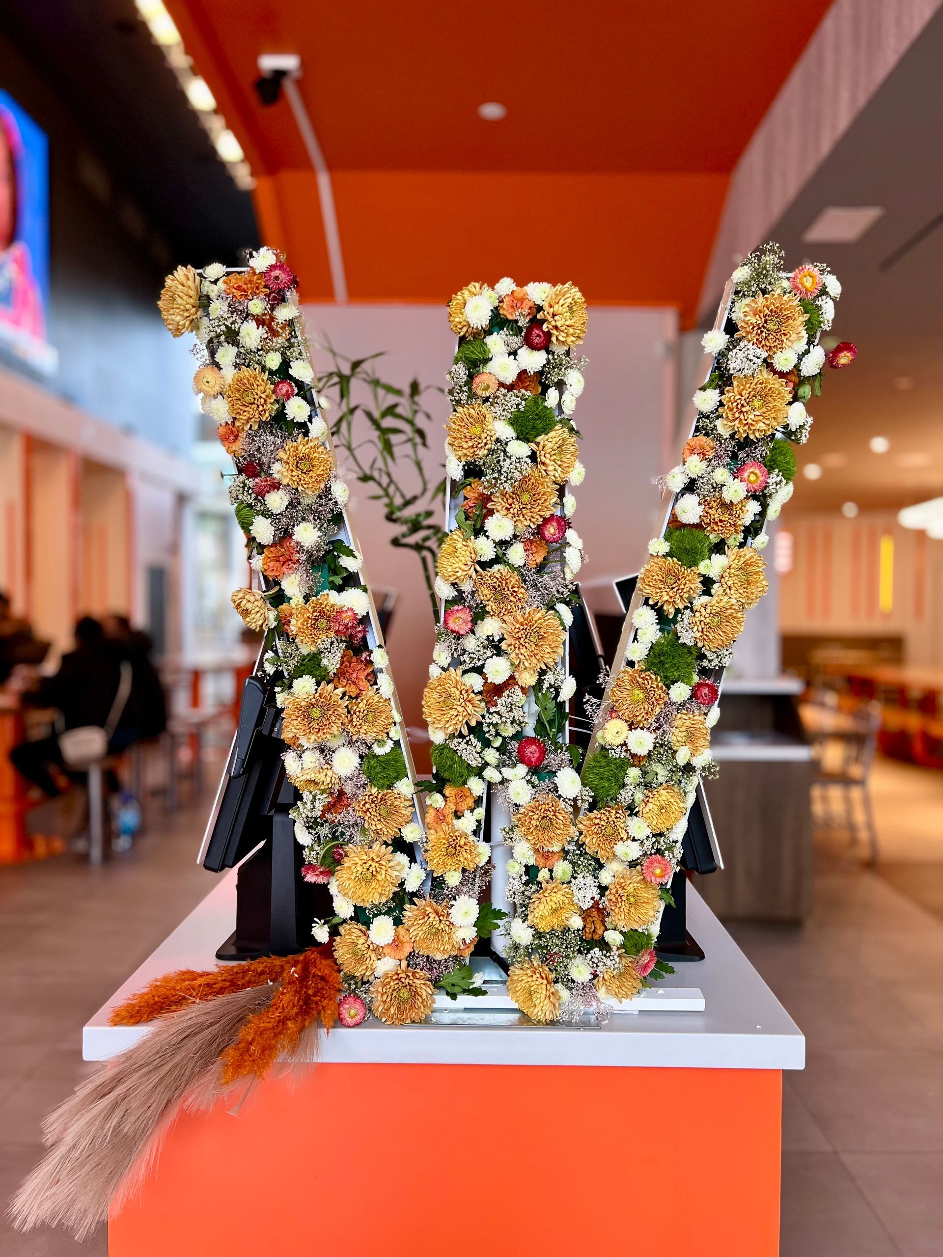 Las Vegas corporate floral monogram