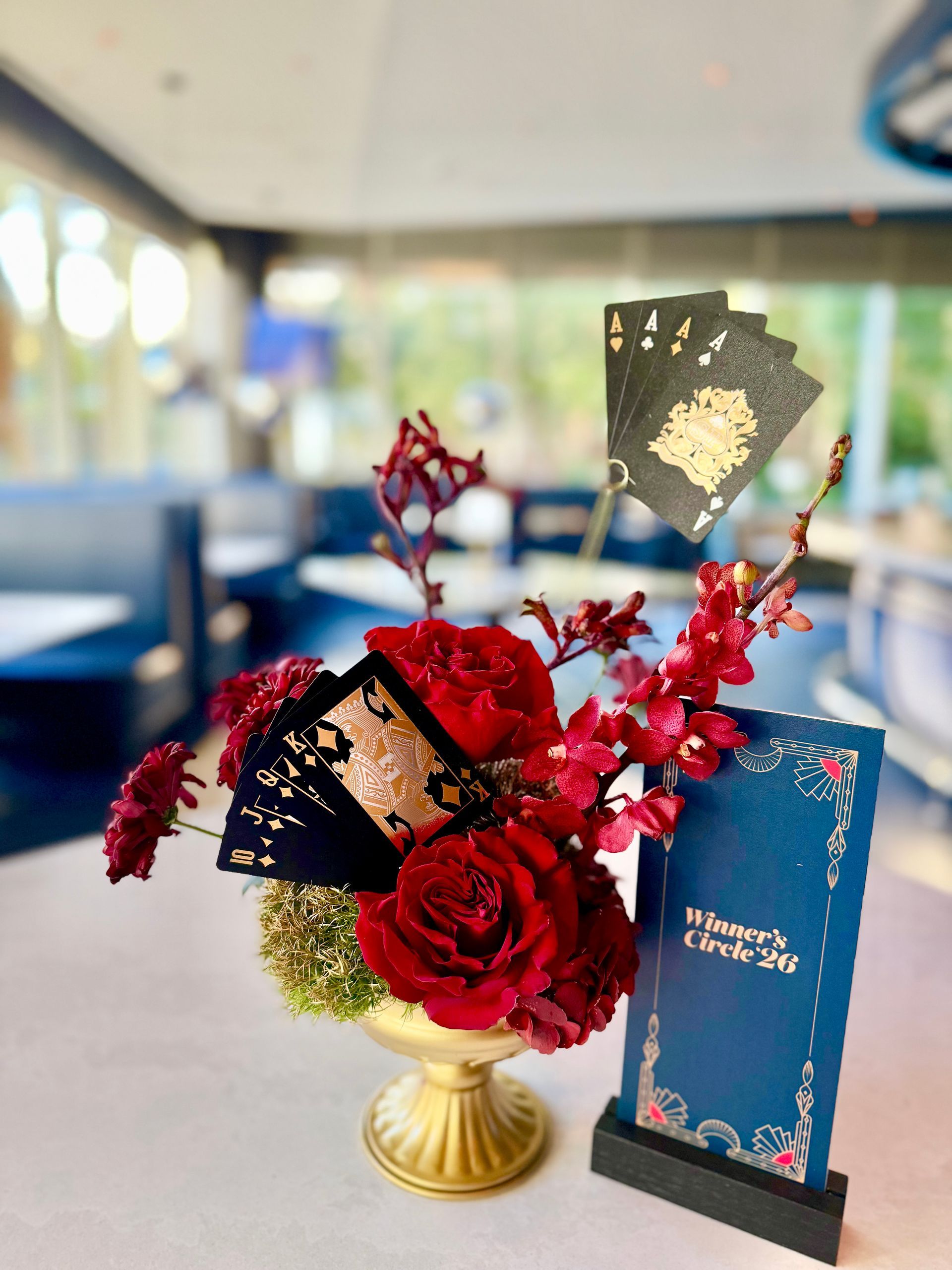 Las Vegas theme corporate centerpiece