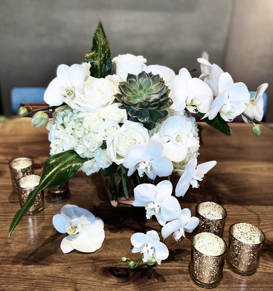 Las Vegas Corporate sophisticated high-end white arrangement