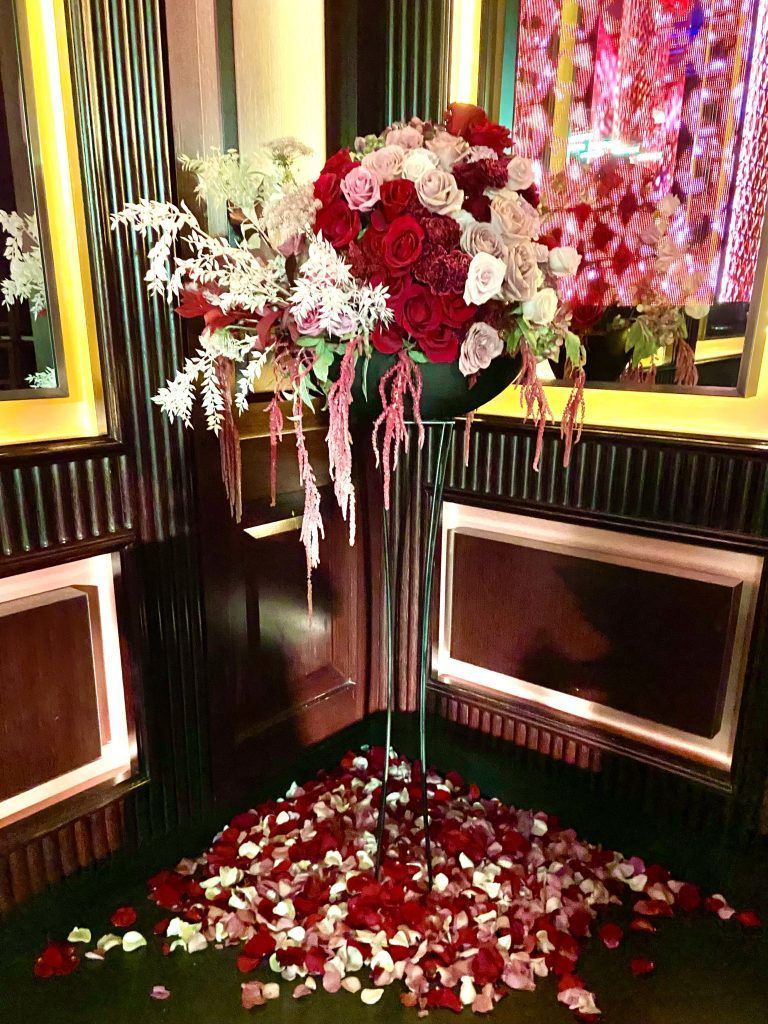 Las Vegas corporate nightclub large arrangement