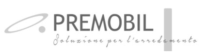 Un logo in bianco e nero per un'azienda chiamata premobil
