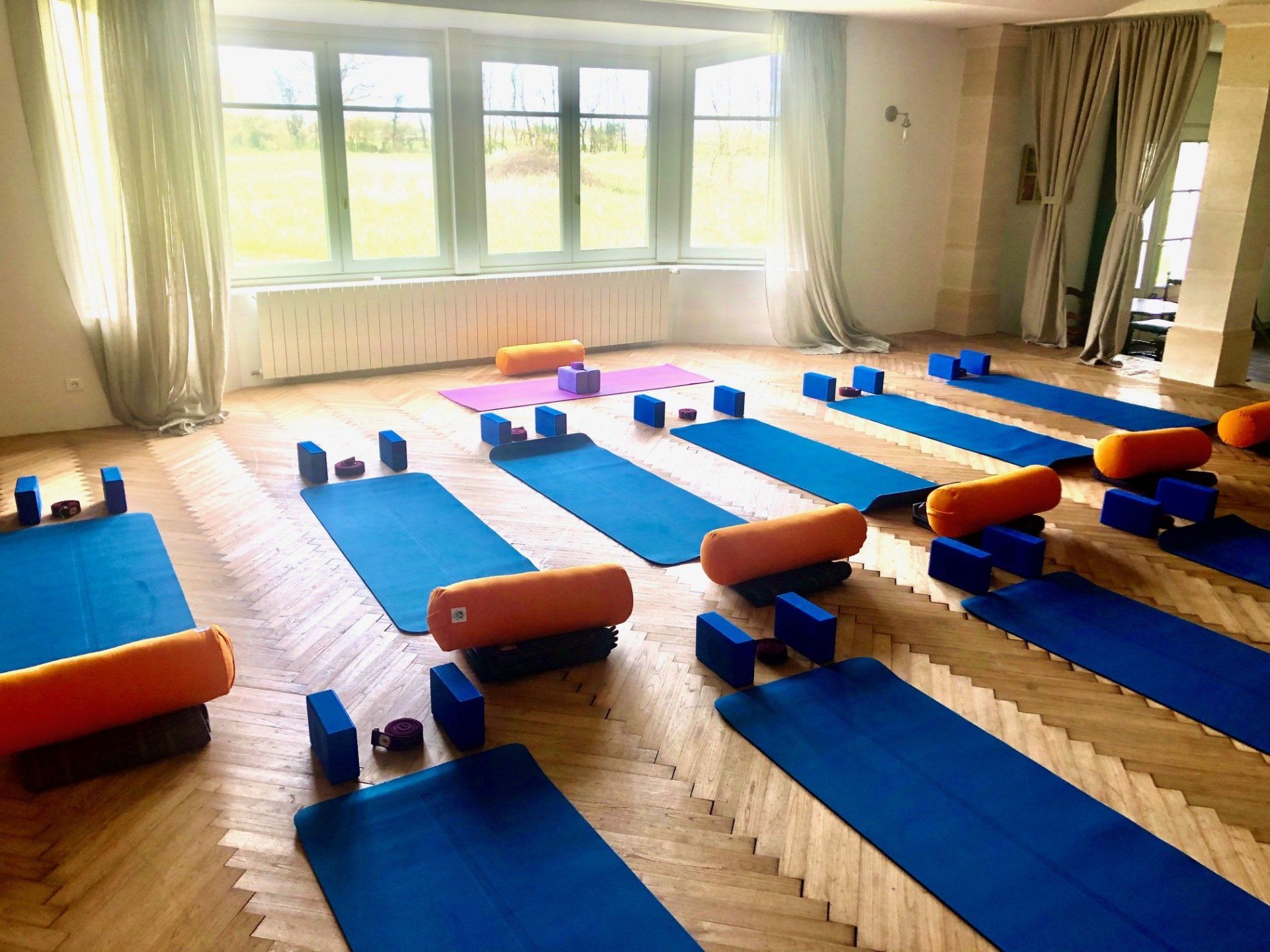The yoga and Pilates studio in our main home