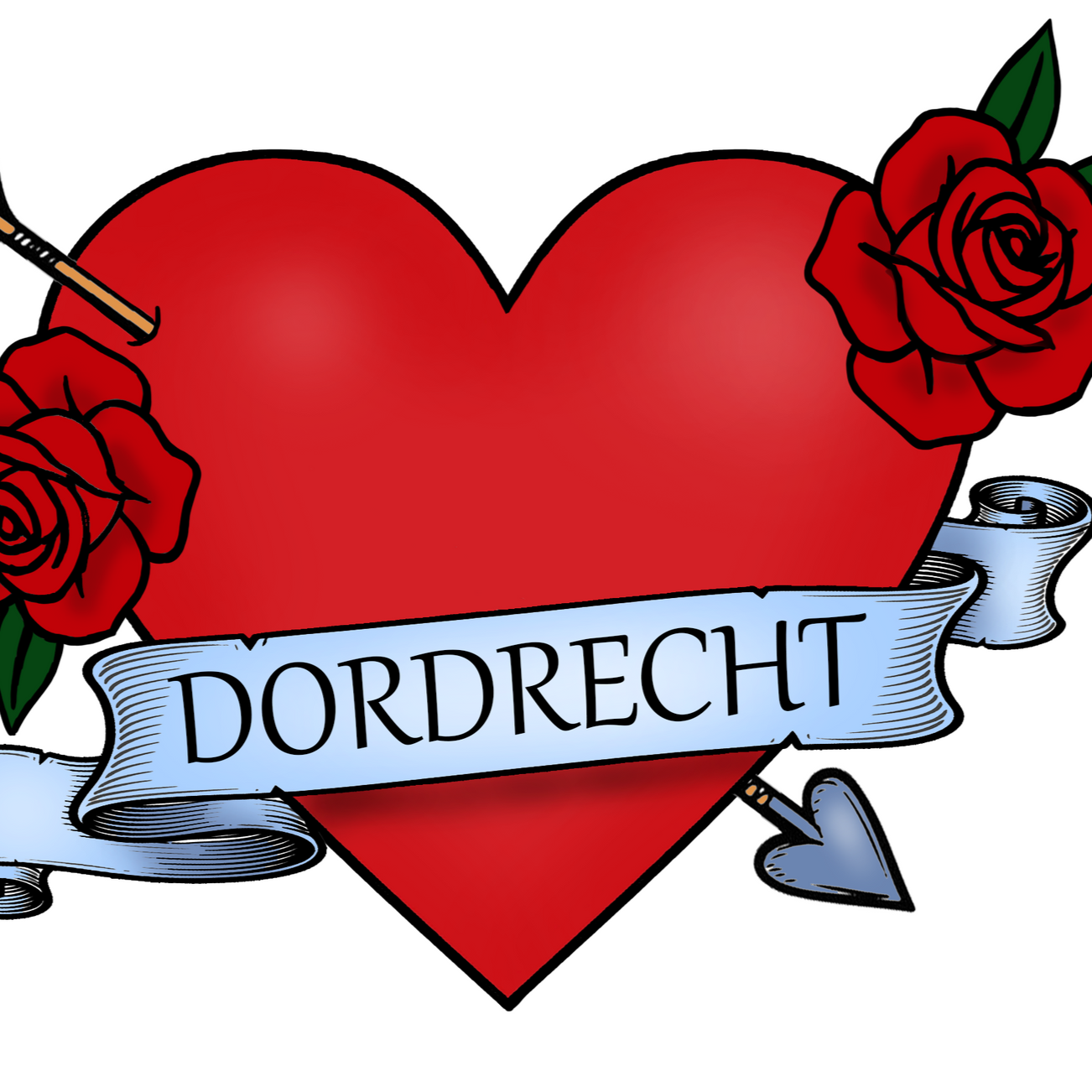 I love Dordecht T-shirt webshop Tee-licious Dordrecht