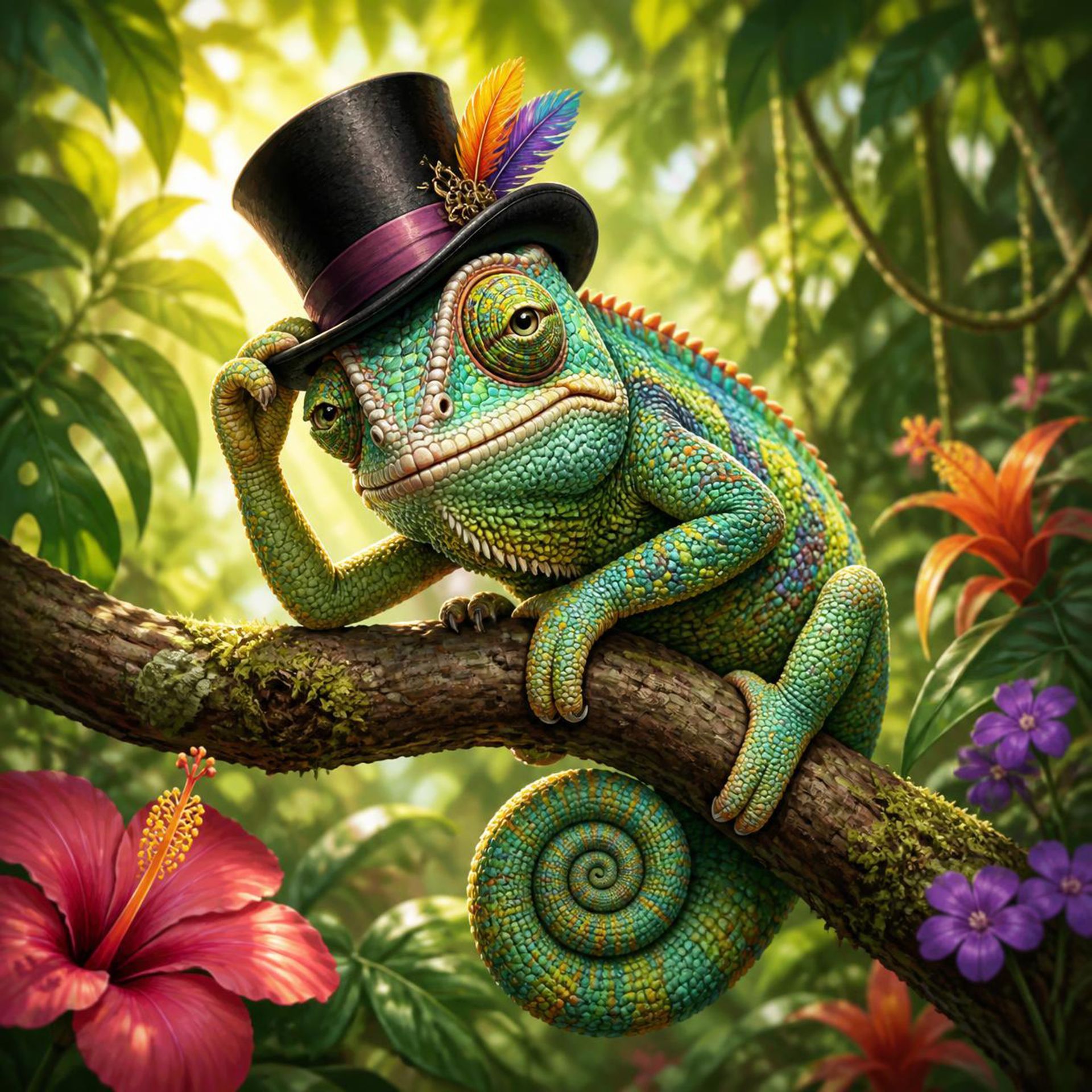 Canvas Tote Bag Kameleon