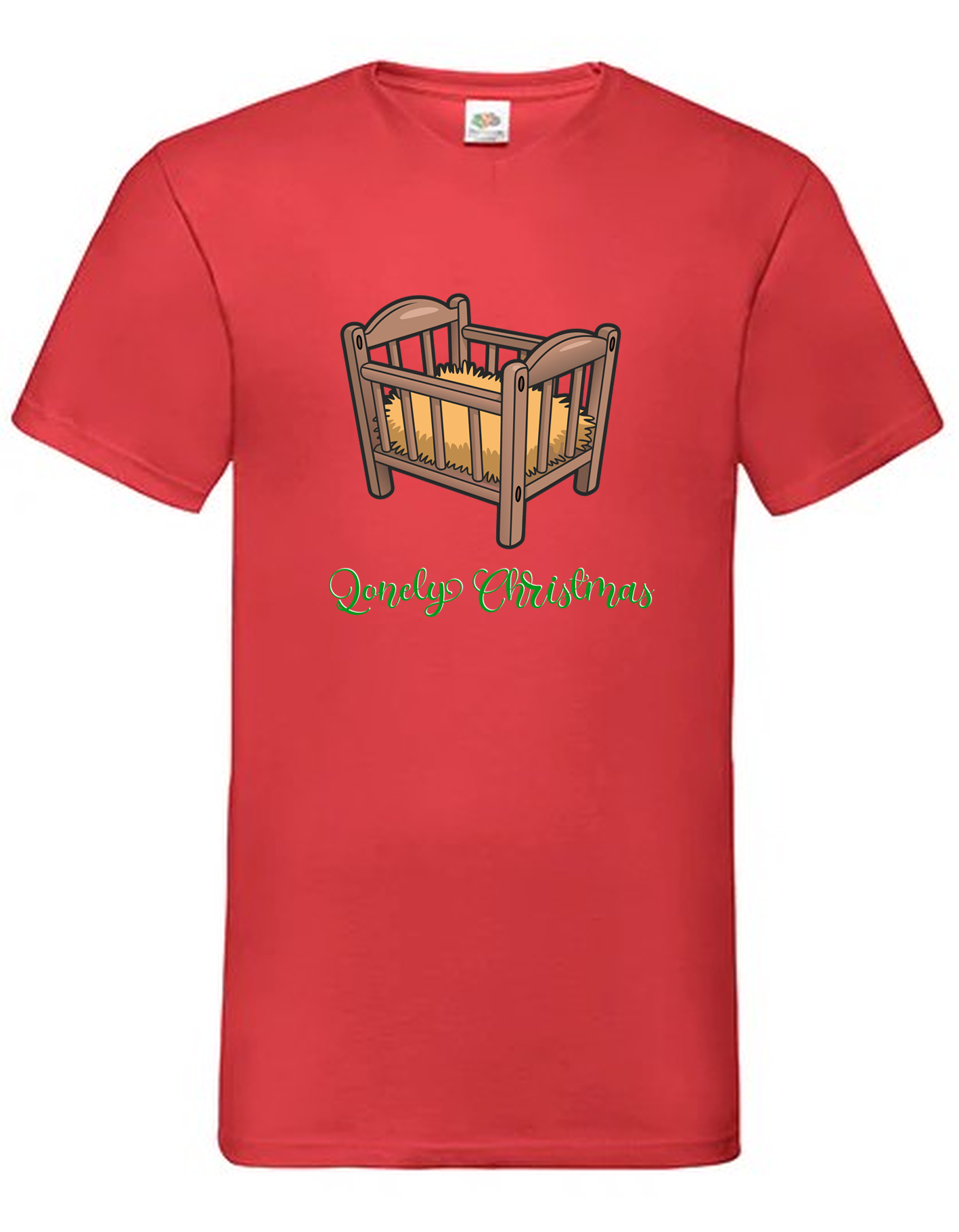 Lonely Christmas unisex Rood