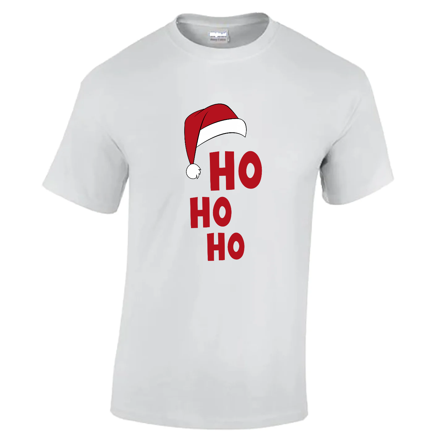 Ho Ho Ho kerst T-shirt - Unisex - wit