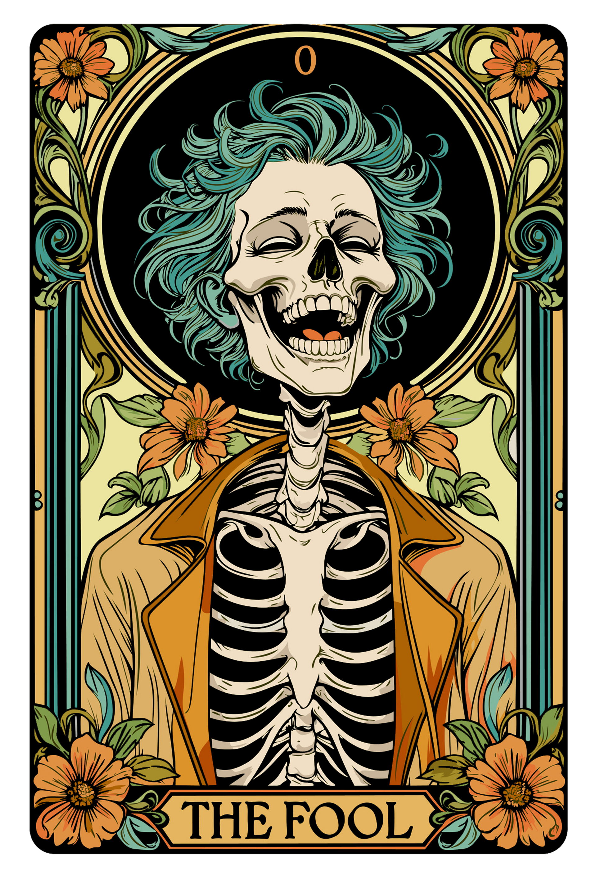 The fool T-shirt unisex zwart