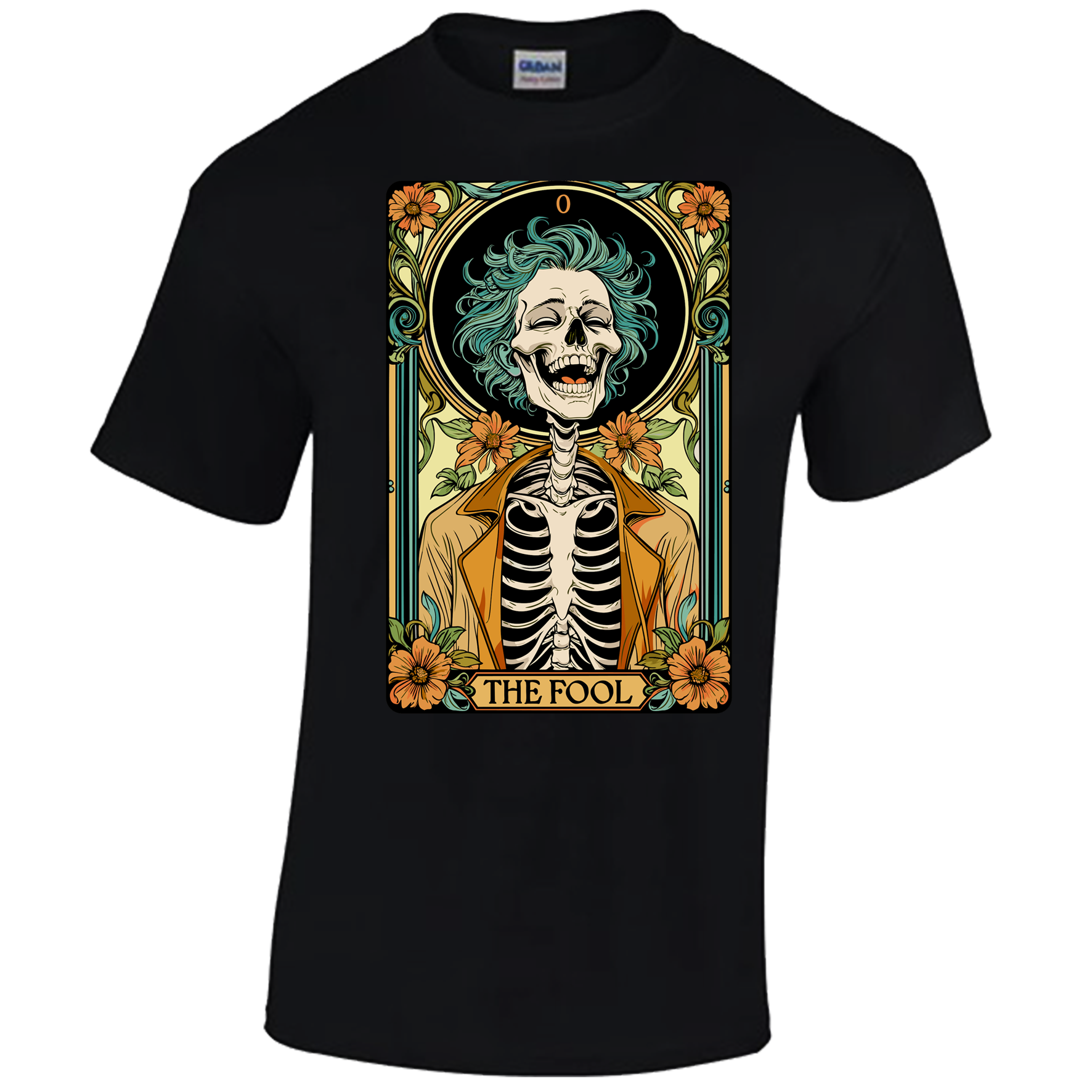 The fool T-shirt unisex zwart