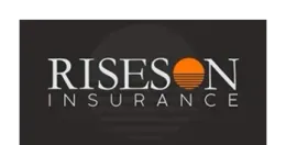 Logo for Riseson Insurance, features the word 