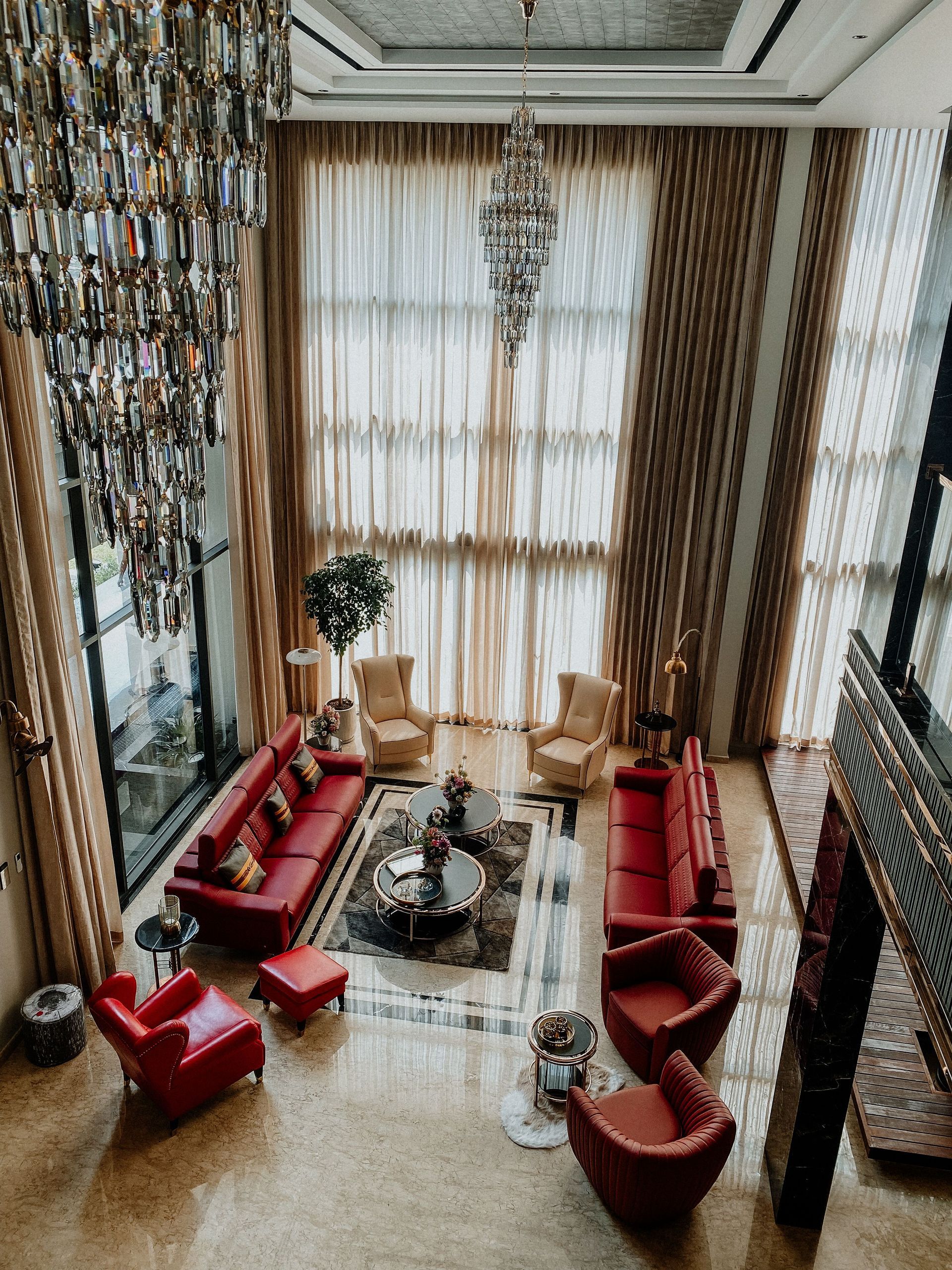 Elegant living room inside a luxury Paradise Valley AZ custom home, the kind of interior high-value home insurance protects