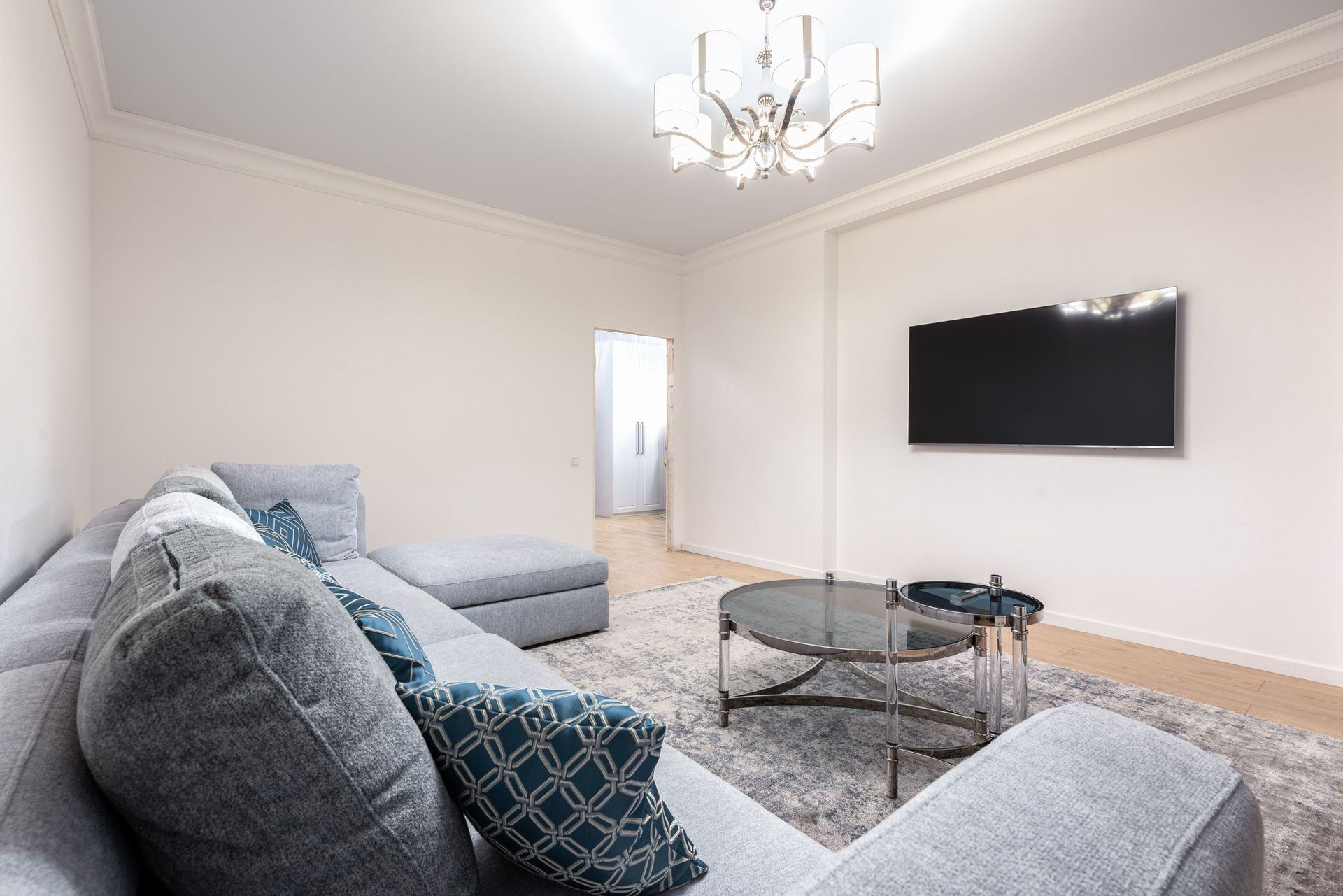 Furnished living room inside an Arizona townhouse, the walls-in interior an HO-6 policy covers