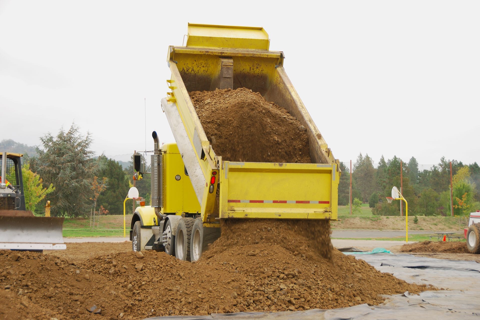Unloading Topsoil