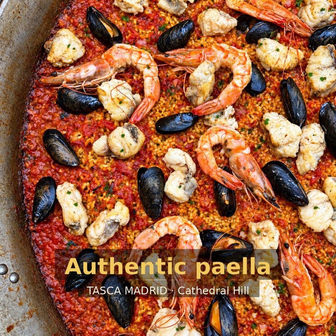 Paella Dish with Shrimp and Mussels