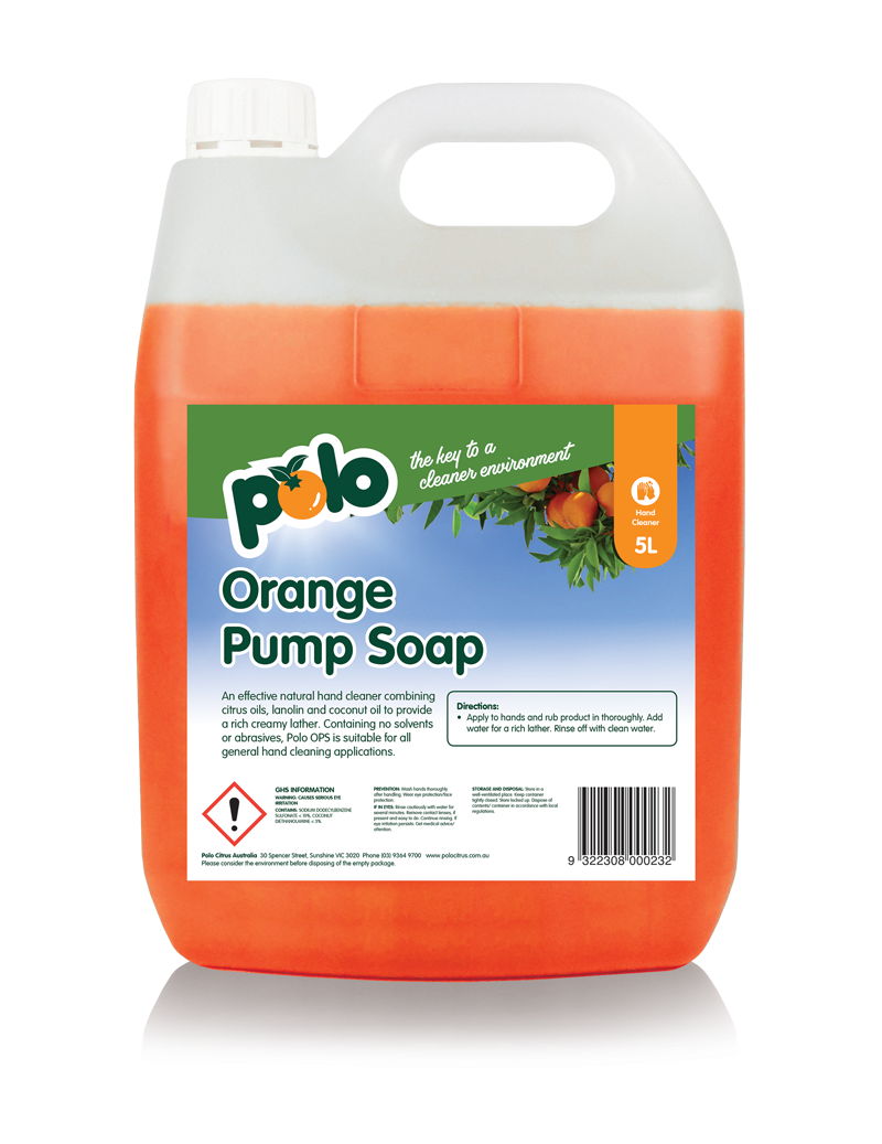 Orange Pump Soap
