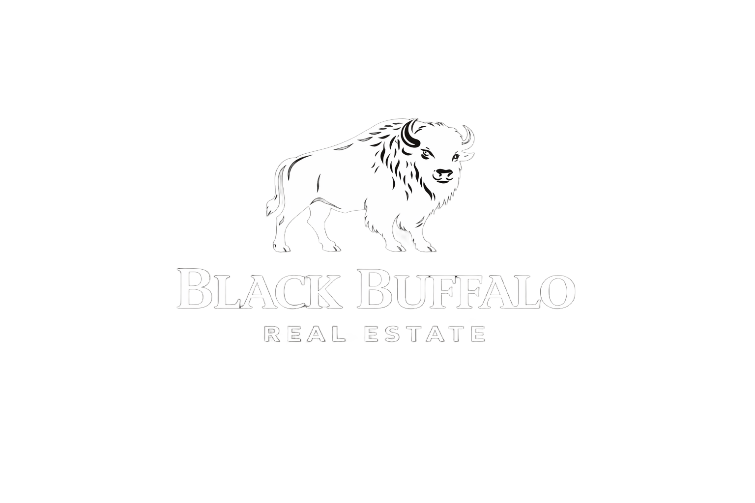 White buffalo logo with “Rocky Road” text and smaller tagline beneath on a white background