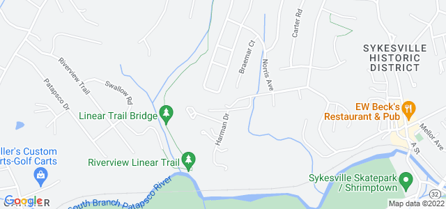 Map of business location