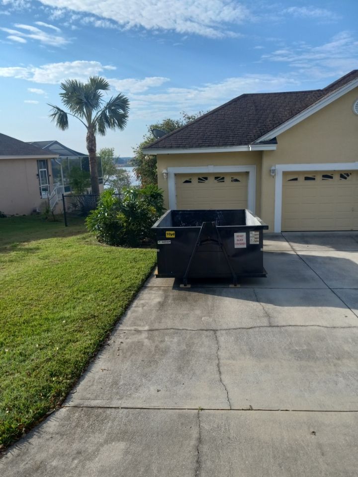 Dumpster for spring cleaning in Lakeland, Polk County, Plant City and Zephyrhills