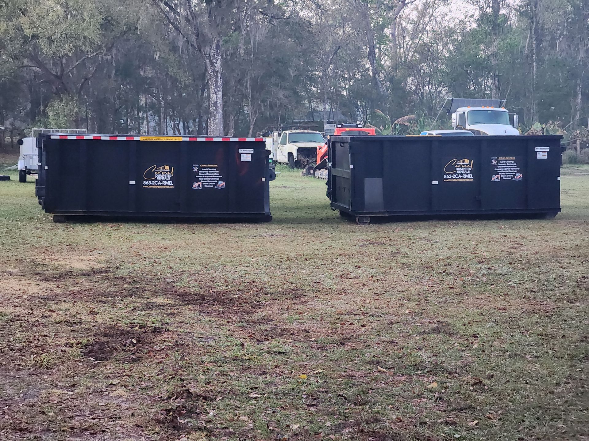 Dumpsters for event cleanups in Lakeland, Polk County, Plant City and Zephyrhills