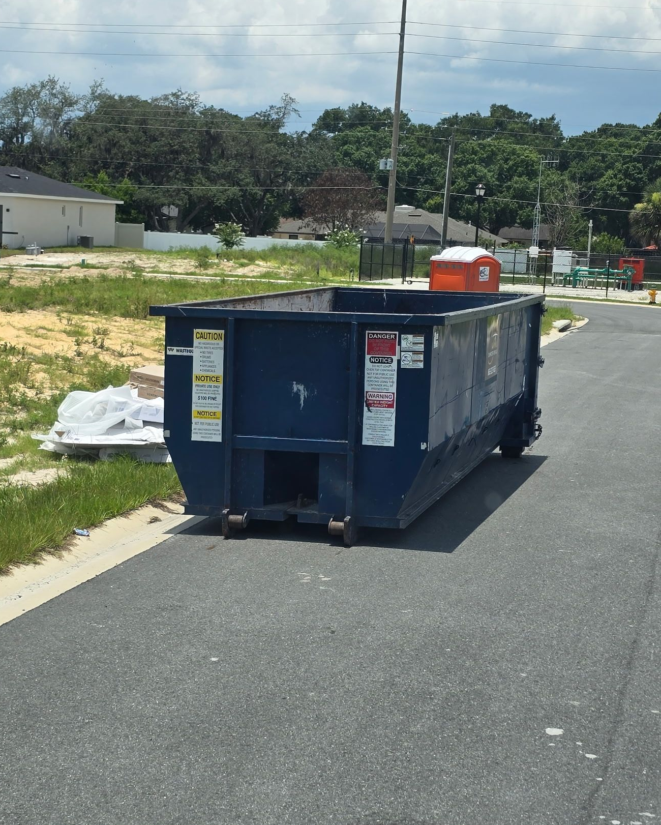 30 Yard Dumpster Rental for $650 | 3.5 Ton Allowance | Carmel Dumpster Rentals FL