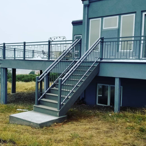 steel stair railings by - 83MetalCraft LLC