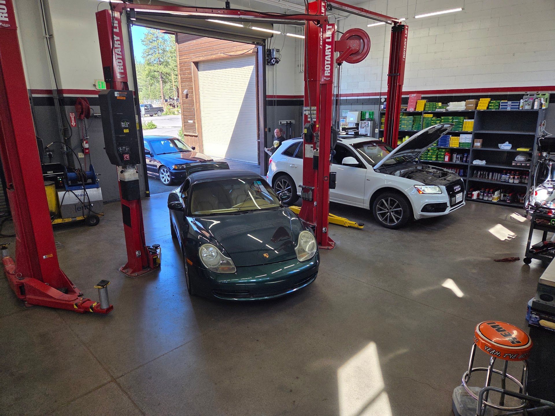 Porsche And Other European Vehicles Inside The Workshop | German Import Garage