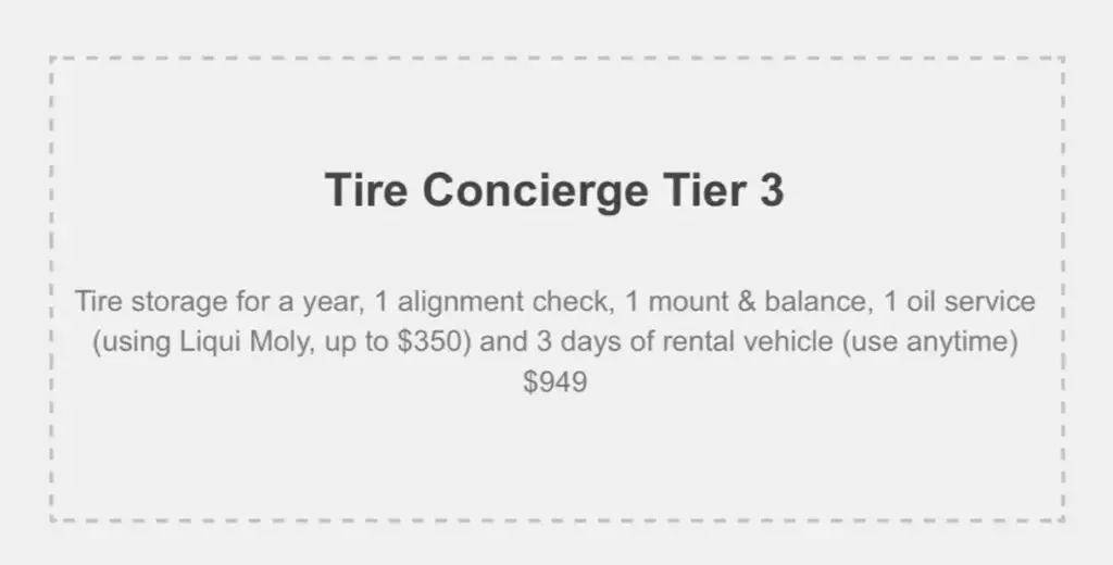 Tire Concierge Tier 3 | German Import Garage
