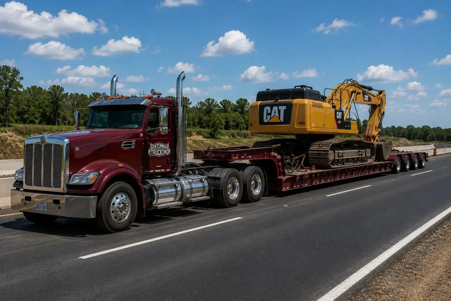 Heavy Equipment Transport Truck | Centennial Trucking