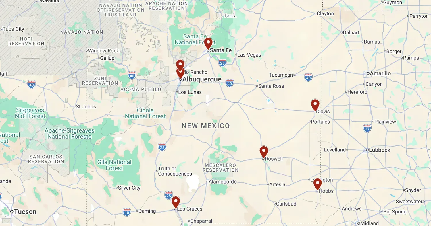 Service  Area Map