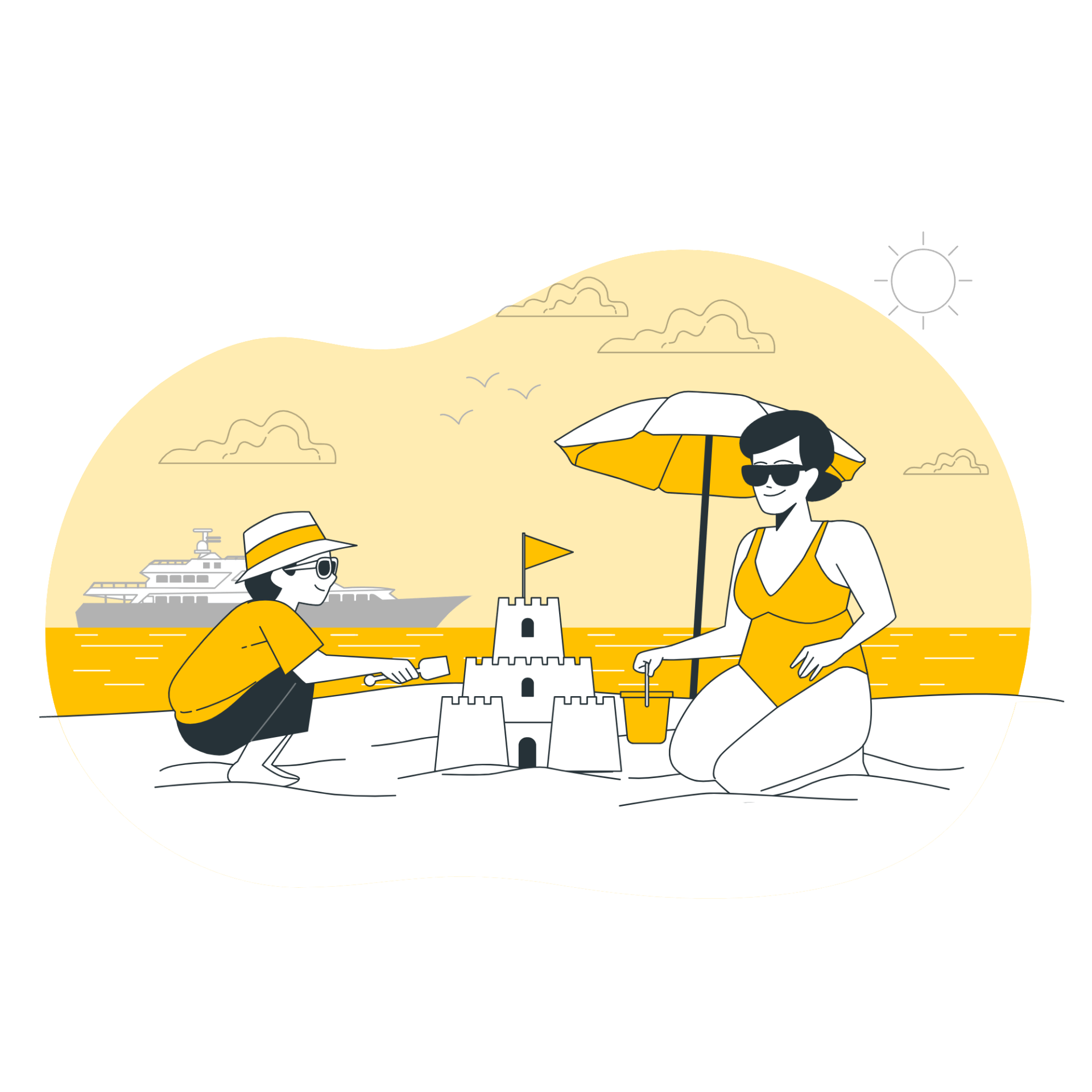 Beach hotel