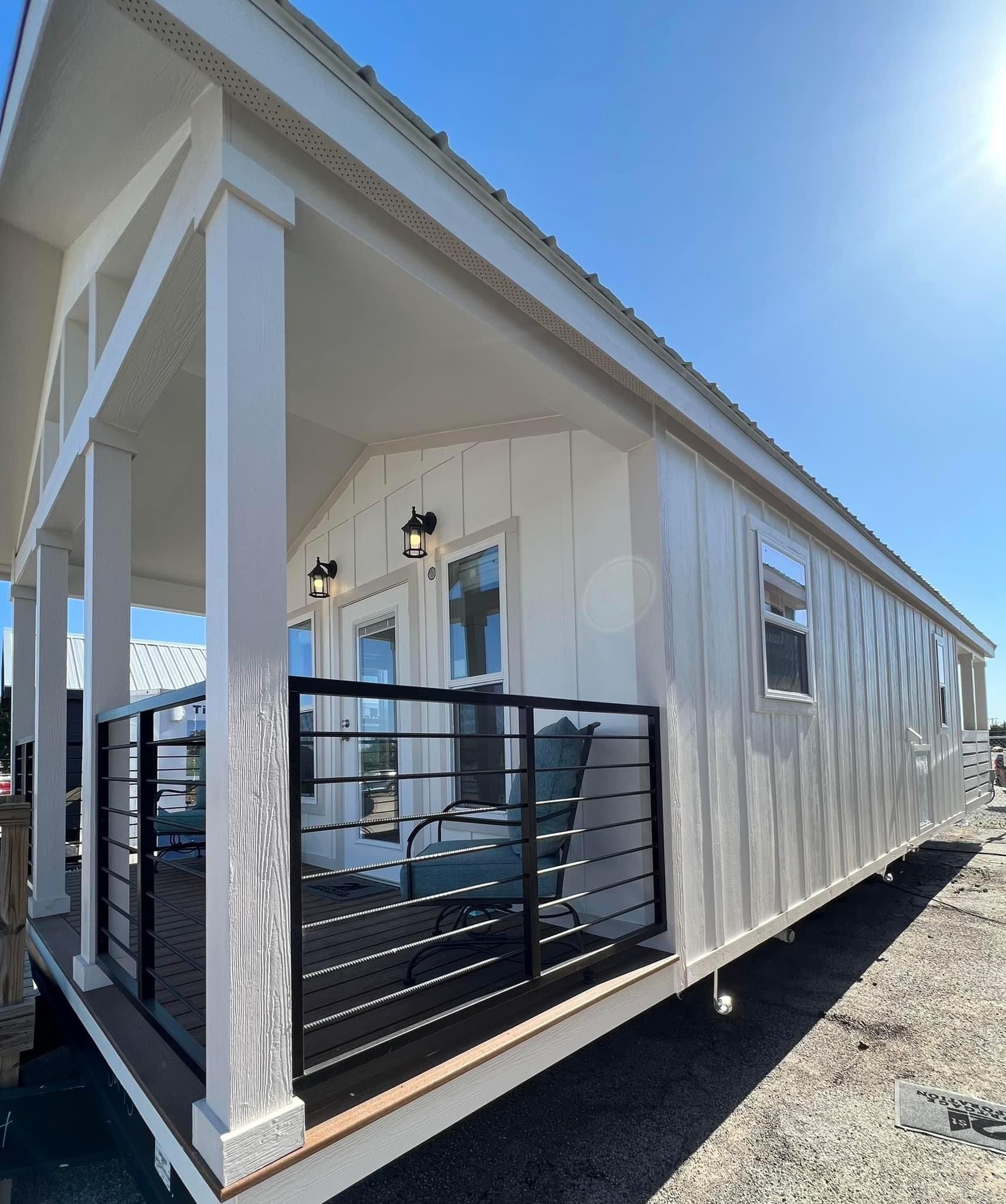Blue Home Exterior — Mansfield, TX — Factory Showcase Homes LLC