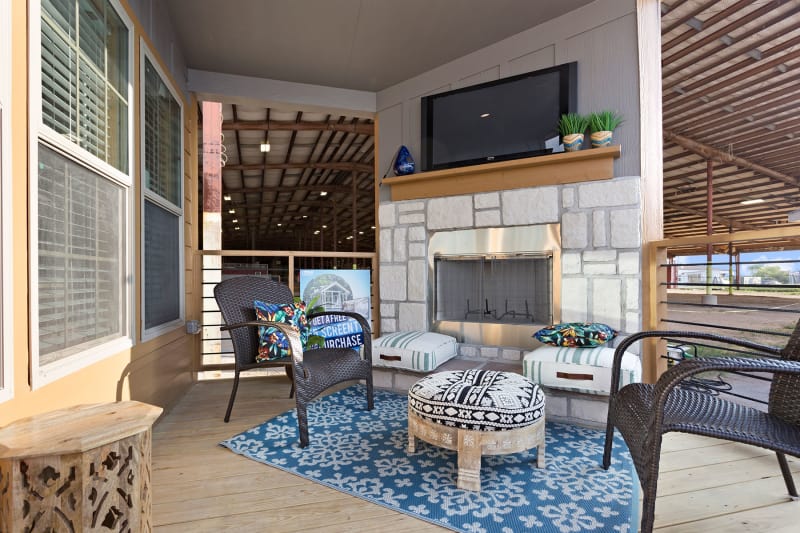 APH 520 Exterior Area — Mansfield, TX — Factory Showcase Homes LLC