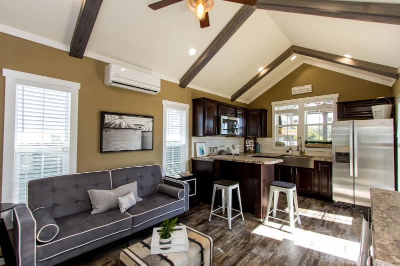 APS 523 Living Room — Mansfield, TX — Factory Showcase Homes LLC