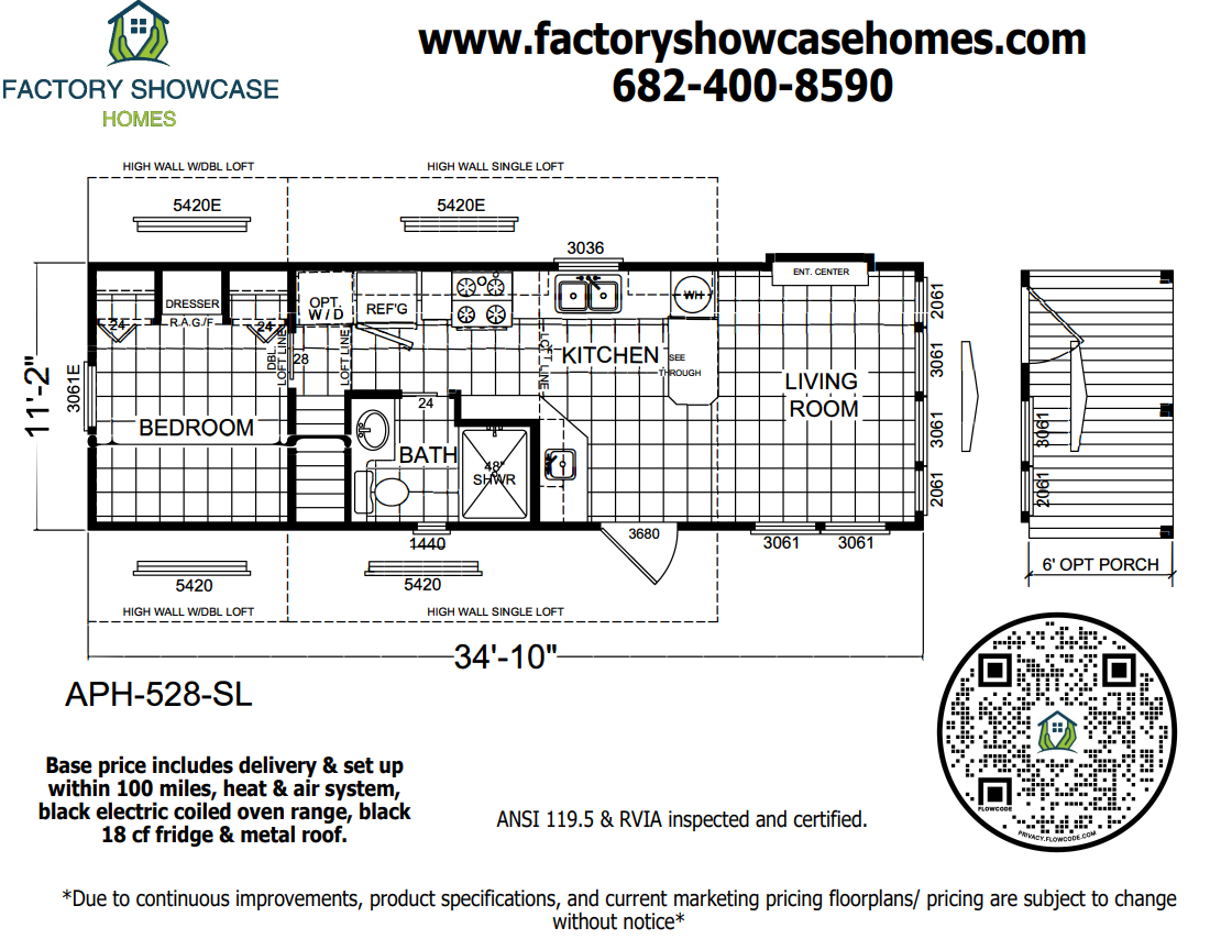 527B SL Floor Plan — Mansfield, TX — Factory Showcase Homes LLC