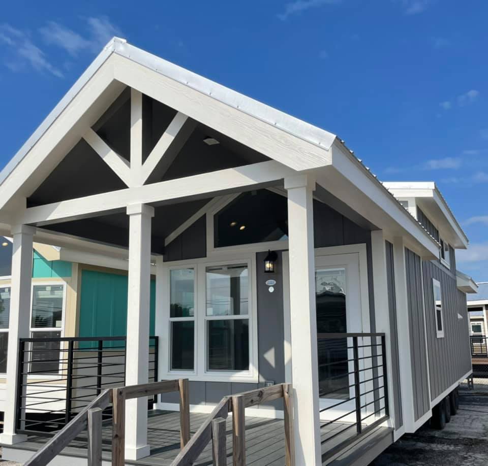 Tiny Gray Home — Mansfield, TX — Factory Showcase Homes LLC