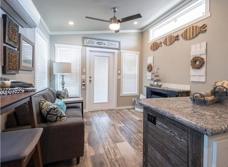 Tiny Living Room — Mansfield, TX — Factory Showcase Homes LLC