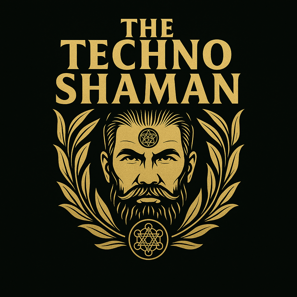 Enter the Frequency The Techno Shaman Logo – Awaken the Frequency Within