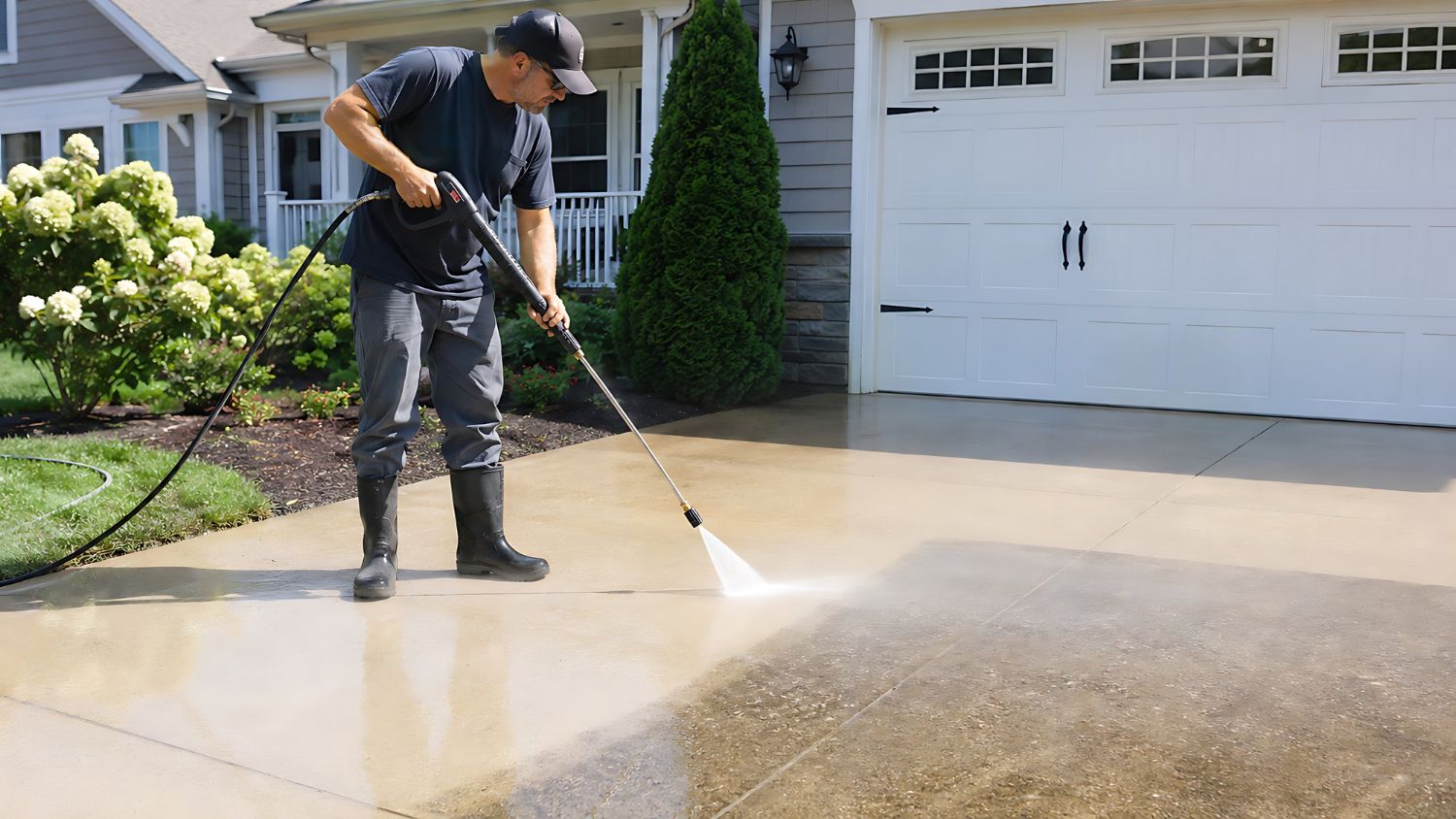 Driveway Power Washing
